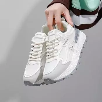 INS Low Top Dad Shoes Женская весенняя новая дышащая спортивная повседневная обувь 35