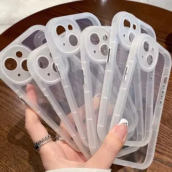 Ins матовый противоударный высококачественный круглый мягкий силиконовый чехол для телефона Iphone 13 12 11 Promax 14 Plus Pro Max Candy задняя крышка for iphone 11