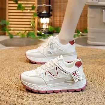 INS Mesh Low-Top Dad Shoes Женская весенняя новая дышащая спортивная повседневная обувь 35