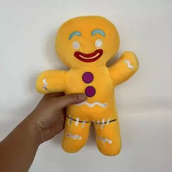 Инс Милая Кукла Пряничный Человечек Мультяшная Аниме Кукла Печенье Плюшевая Игрушка Мягкая Кукла для Девочки 30cm