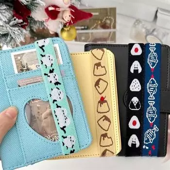 INS Милая мультяшная японская эластичная лента для обложки блокнота с отрывными листами Милая резинка для коллекции журнальных карточек