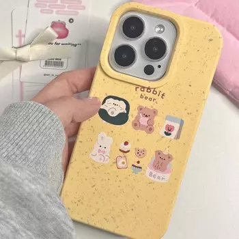 Ins милый медведь диван кролик мультфильм торт сладкий мягкий силиконовый чехол для телефона для Iphone 13 Promax 11 12 14 Pro Max задняя крышка Капа For iphone 12promax