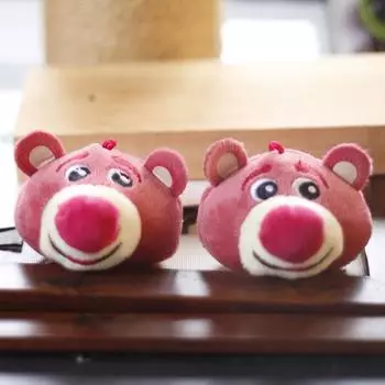 Ins Милый Милый Маленький Медведь Подвеска Плюшевая Игрушка Кукла Девочка Сердце Медведь Сумка Подвесной Брелок Женщины 12Cm