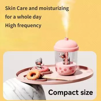 ins милый питомец коала увлажнитель большой объем тумана бытовой увлажнитель usb молочный чай чашка маленький бесшумный настольный увлажнитель зелёный