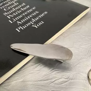 Инс Мода Волнистые Неровные Линии Сплав Зажим-Утка Холодный Ветер Металлическая Заколка для Волос Зажим для Челки Аксессуары для Волос для Женщин Девушек Hairpins