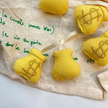 Ins мультфильм счастливый мешок денег брелок кулон школьная сумка креативный декоративный кулон