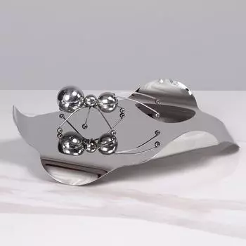 Ins Nordic Light Luxury Необычный поднос для ароматерапии Поднос для демонстрации ювелирных изделий Входной поднос для хранения Абстрактные декоративные украшения