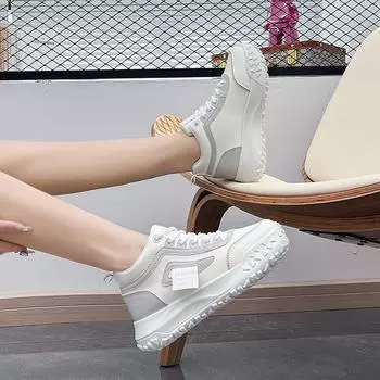 INS новые туфли для папы, женские осенние спортивные кроссовки, модные повседневные туфли на платформе, увеличивающие рост 35