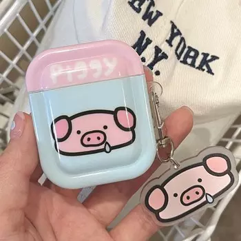 Ins Piggy Imd Jane противоударный кулон-брелок для наушников чехол для Apple Airpod 3 Pro 2nd 2 1 чехол для зарядки с мультяшной свиньей For airpod Pro 2nd
