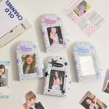 Ins Pink фотоальбом коллекционная книга Star Chaser Idol альбом для хранения бабочек альбом для карточек держатель для фотокарточек розовый