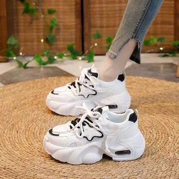 INS на платформе для папы, новые летние кроссовки для бега, повседневная обувь 35