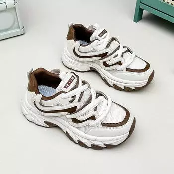 INS Platform Dad Shoes женские весенние новые кроссовки для бега, повышающие повседневную обувь 35