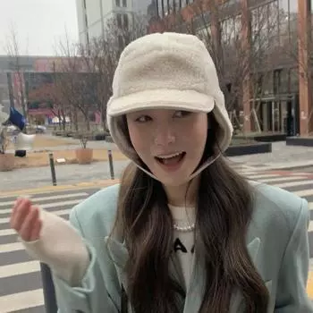 Ins Популярные корейские ретро флисовые защитные уши женские шапки осень и зима модные теплые универсальные летающие кепки-бомбардировщики Fort Men 56-58cm белый