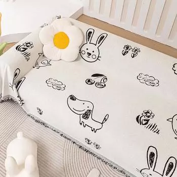 INS простой мультяшный диван-полотенце синель, не царапающий чехол для дивана, ткань для четырех сезонов, универсальный чехол для дивана, чехол для дивана 180*130cm