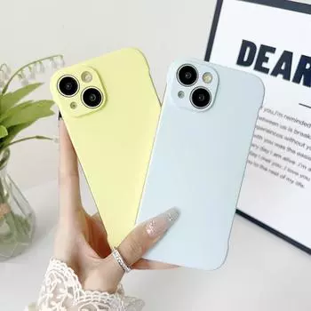 INS Простой однотонный, приятный на ощупь, безрамочный чехол для OPPO Reno 13 11 10 9 8 Pro Plus, ультратонкий, устойчивый к отпечаткам пальцев, противоударный, жесткий матовый чехол из ПК For Reno 13 красный