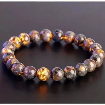 Ins Punk Style Series Hand Chain Flame Stone Weaving Bracelet Decorations Gift 6MM