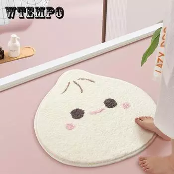 INS японский ковер для гостиной, спальни для девочек с грязными длинными волосами, толстый имитационный цветной противоскользящий коврик для воды 40cm