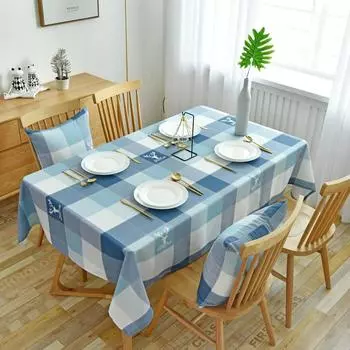 Ins решетчатая ветрозащитная скатерть для стола, свадебное украшение, водонепроницаемая маслостойкая крышка для туалетного столика, прямоугольная каминная полка Mesa 40-70cm