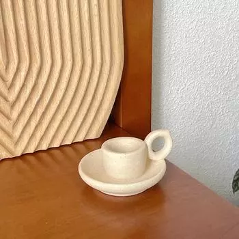 Ins Ретро Эмбрион Керамические Ароматерапевтические Свечи Подсвечник Фото Реквизит Скандинавский Народный Декор Дома Украшения Креативный 1Pc