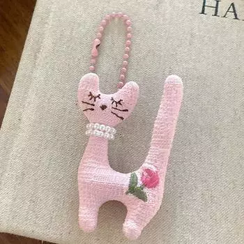 Ins розовый милый брелок маленький медведь кролик сердце брелок сумка кулон милый рюкзак подвесное украшение для девочки подарки
