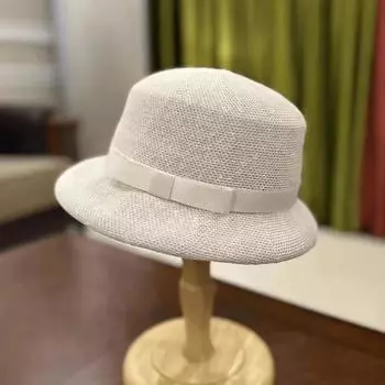 Ins шикарная летняя дышащая трикотажная пряжа элегантная женская кепка от солнца для отдыха женская беретная шляпа head size 57cm
