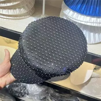 Ins шикарная осенняя новая атласная кепка Fabrimantian со звездами, блестящая модная женская восьмиугольная шляпа, женская кепка с козырьками для отдыха head size 57cm