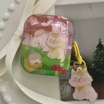 Ins собака брелок с подвеской Imd Puppy Flower Butterfly беспроводной Bluetooth чехол для наушников для Apple Airpod 1 2 Pro 3 2nd зарядное устройство For Airpods Pro