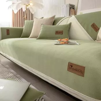 INS стиль диванная подушка четыре сезона универсальный простой современный чехол для дивана ткань нескользящий чехол для дивана ткань спинка 70*70cm