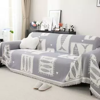 INS стиль диванное полотенце четыре сезона универсальный простой чехол для дивана против царапин ткань полностью покрытый чехол для дивана пылезащитный чехол для дивана 180*130cm