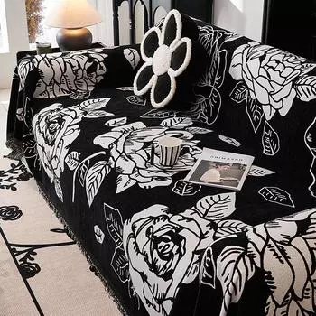 INS стиль диванное полотенце полное покрытие ткань синель против царапин чехол для дивана универсальный чехол всесезонное универсальное одеяло для подушки сиденья 180*130cm