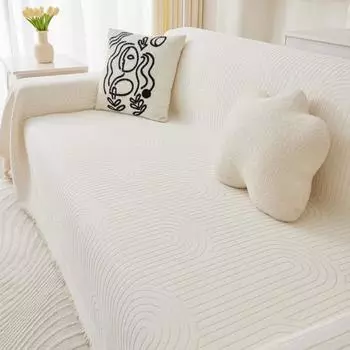 Ins Стиль кремовый чехол для дивана синельное полотенце для дивана Four Seasons универсальный чехол для дивана с защитой от царапин чехол для дивана 180*130