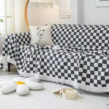 Ins Стильный чехол для дивана, универсальный чехол для дивана «Четыре сезона», универсальный чехол для дивана для гостиной, простой современный универсальный чехол, одеяло 180*130cm