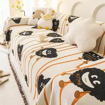 INS стиль синельное полотенце для дивана, полное покрытие, нескользящее универсальное покрытие для дивана, универсальный чехол, универсальное полотенце для четырех сезонов 180*130cm