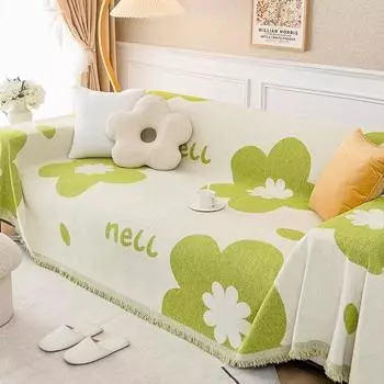 INS стиль свежий чехол для дивана ткань High Sense Four Seasons универсальный пылезащитный чехол синельное полотенце для дивана 180*130cm