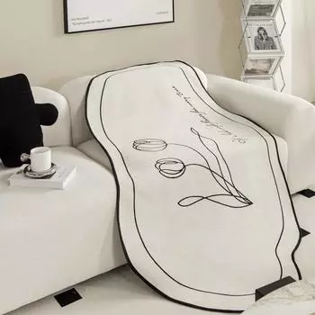 INS Стиль Высококачественная диванная подушка специальной формы Four Seasons Универсальная нескользящая синель Нерегулярные летние подушки для сидений Ткань чехла 90*90cm