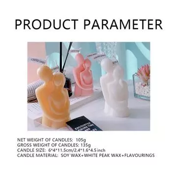 Ins Style Bubble Cube Candle Handmade Scented Candle Aromatherapy Soy Wax Candle Wedding Birthday Candles Party Home Decoration белый