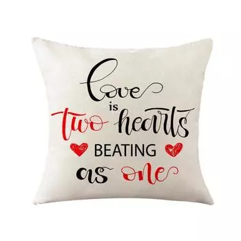 Ins style День святого Валентина любовь цифровая наволочка с принтом спальня диван товары для дома наволочка не включает в себя подушку сердцевина 45*45cm