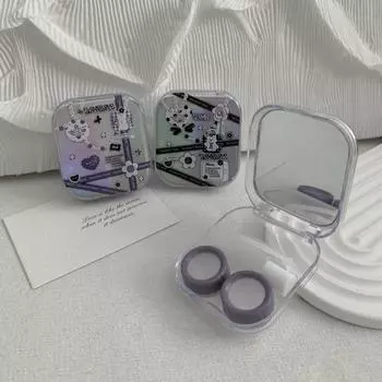 Ins Style футляр для хранения контактных линз портативный мини-бокс для контактных линз косметический контейнер для зрачка дорожный набор для девочек подарки