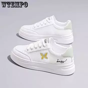 Ins Style Hundred and One Low Help с плоской подошвой, повседневные спортивные туфли с мягкой подошвой, нишевые водонепроницаемые женские туфли с кожаной поверхностью, маленькие белые туфли 35 зелёный