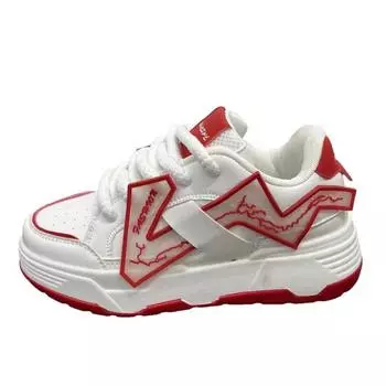 Ins style national trend нишевая высококачественная белая обувь для женщин осень новая повседневная универсальная спортивная обувь для хлеба 36