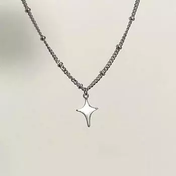 Ins Style Simple Trendy Star Choker ожерелье кулон цепочка на шею свитер цепочка для женщин мужчин модные вечерние украшения аксессуары OneSize