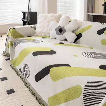 INS Style Sofa Cover Cloth Full Covered Four Seasons Universal Anti-Scratching Sofa Cover Sofa Cover Cover Sofa Towel Dustproof 180X130