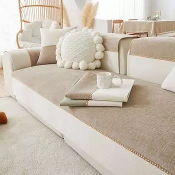 Подушка для дивана INS Style, универсальный нескользящий коврик Four Seasons, универсальный чехол для дивана в стиле «все включено», современный минималистский комбинированный костюм 70*70