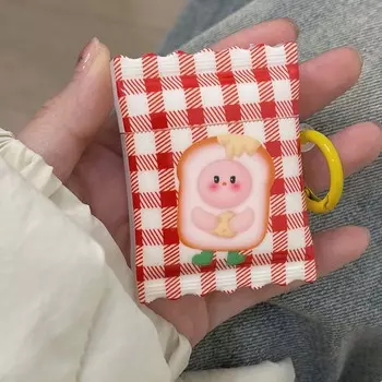 Ins тост хлеб мультфильм милый противоударный чехол для Apple Airpod 3 2 1 Pro 2nd беспроводной Bluetooth чехол для зарядки наушников For Airpods Pro