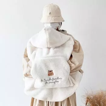 ins Вышивка Медведь Детская коляска Ветрозащитное одеяло Теплое одеяло для прогулок Портативное одеяло на лямках