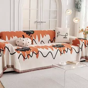 Ins Высококачественная ткань для чехла для дивана из шенилла, универсальный чехол для дивана, полотенце для дивана, одеяло для дивана, подушка для дивана 90*90cm