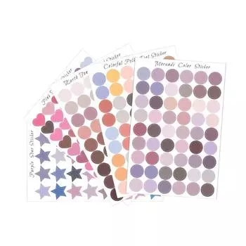 Ins Wind Mo Landi цветная наклейка для запечатывания декоративная карта точечная наклейка цветная наклейка для самостоятельного изготовления справочника