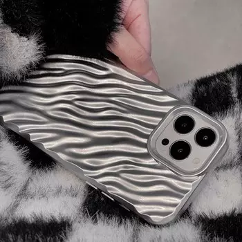 Ins волнистый нескользящий противоударный милый блестящий чехол для телефона Jane для Iphone 13 12 11 Promax 14 Pro Max защитная задняя крышка For iphone 13promax