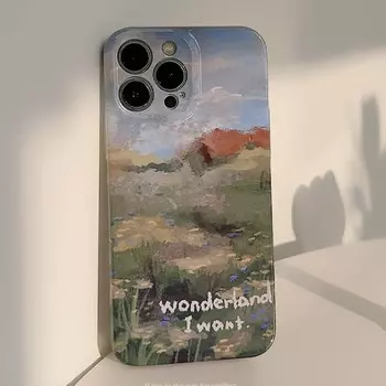 Ins Wonderful PC Жесткий защитный чехол для фермерского дома для Iphone 11 12 Promax 13 14 Pro Max 7 8 Plus Xsmax X Xr Art Чехол для телефона Conque for iphone 7 8