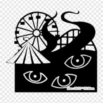 Insane Clown Posse Dark Carnival, термопереносная печать, виниловые нашивки, наклейки для одежды, аппликации «сделай сам», моющиеся нашивки